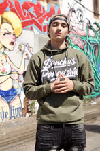 Load image into Gallery viewer, Sancho&#39;s Panaderia Army Green Hoodie
