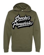 Load image into Gallery viewer, Sancho&#39;s Panaderia Army Green Hoodie
